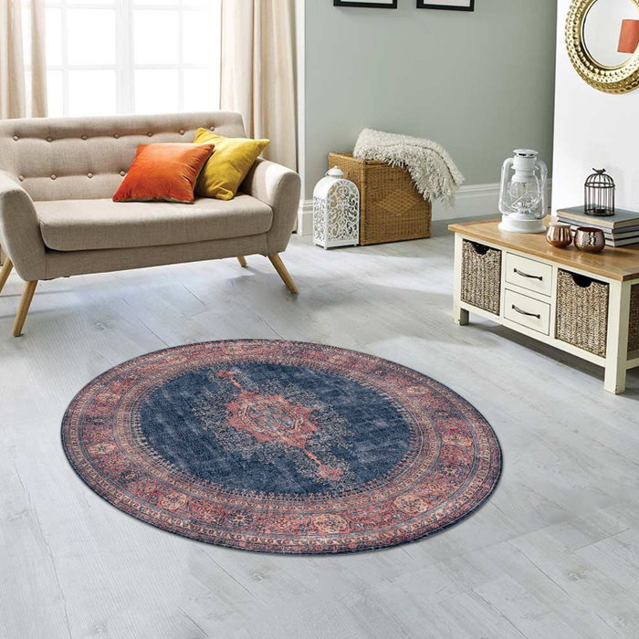 Conceptum Blues Chenille - Dark Blue AL 26 Multicolor 150 cm Conceptum Blues Chenille - Dark Blue AL 26 Multicolor 150 cm